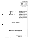 Thumbnail Nikon D1 Repair Manual
