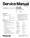 Thumbnail Panasonic DVD-S52 Service Manual