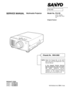 Thumbnail Sanyo PLV-30 Service Manual