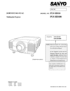 Thumbnail Sanyo PLV-HD10 / PLV-HD100 Service Manual