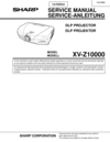 Thumbnail Sharp XV-Z10000 Service Manual Thumbnail Sharp XV-Z10000 Service Manual